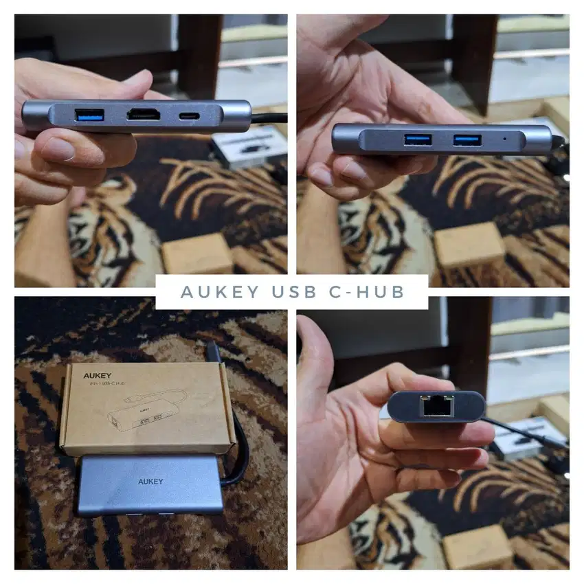 Aukey HUB CB-C75 Link PD Pro USB-C hub 6 in 1