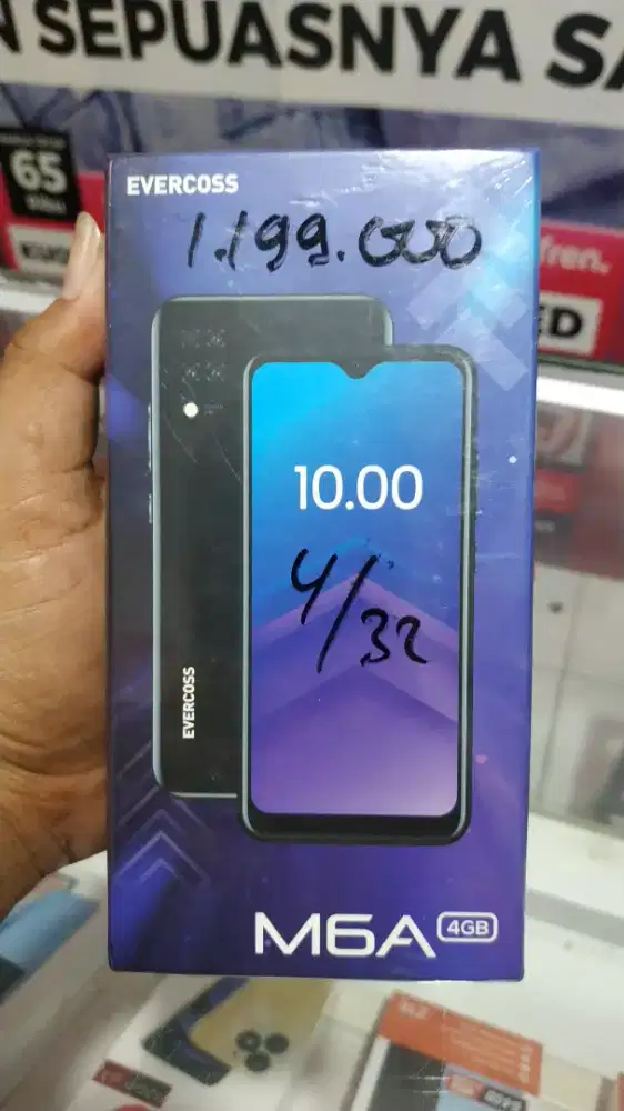 EVERCOSS M6A 4/32gb PROMO HP MURAH