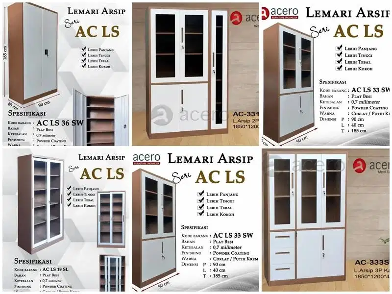 Lemari arsip locker besi loker SR pegawai hotel masjid asrama apartmen