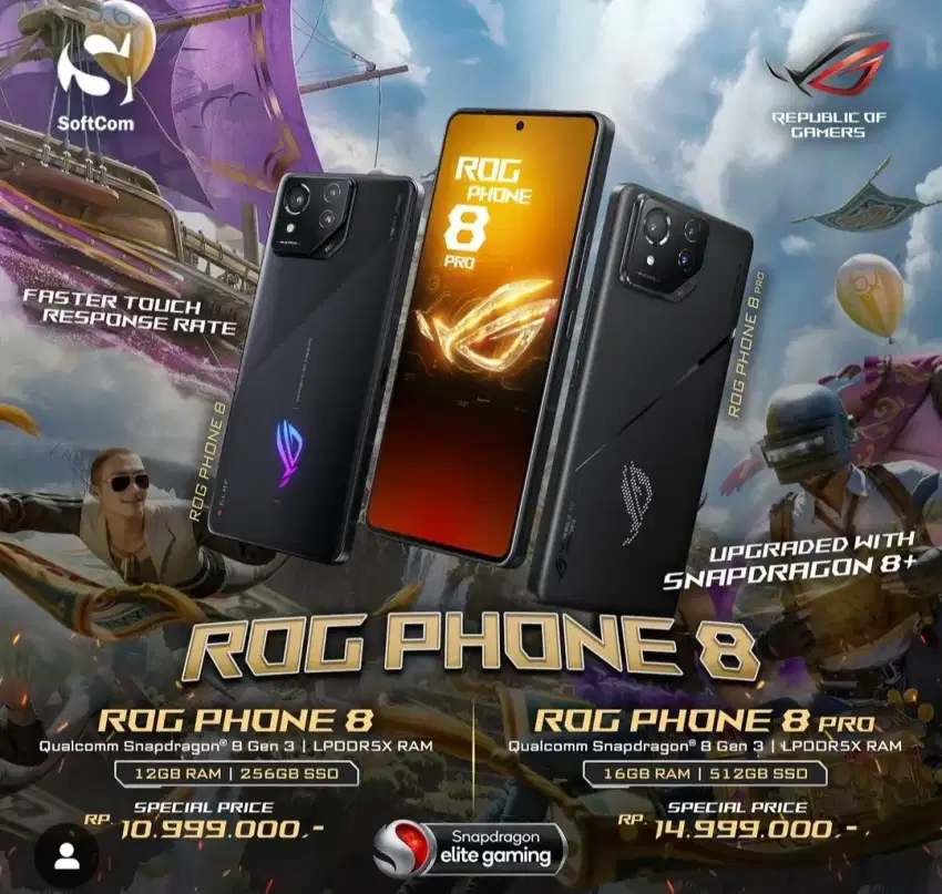 Kredit Asus Rog Phone 8 garansi resmi