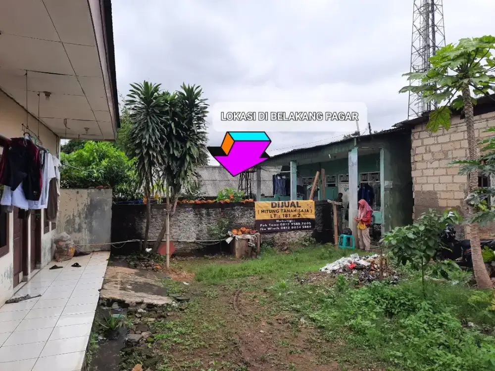 TURUN HARGA!!! DIBAWAH PASARAN!! Jual tanah dan bangunan