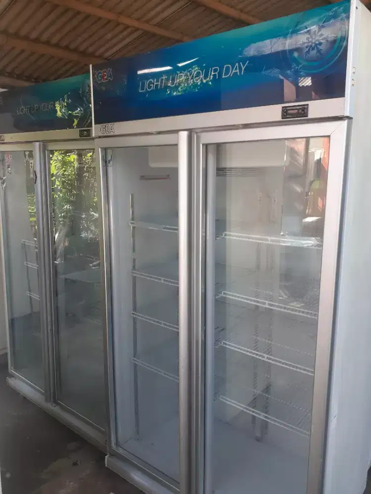 SHOWCASE 2PINTU 800L GEA LIGH UP