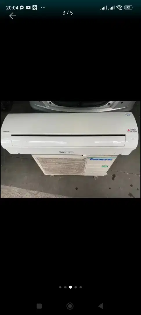 Ac bekas panasonic r32  2pk sama pasang