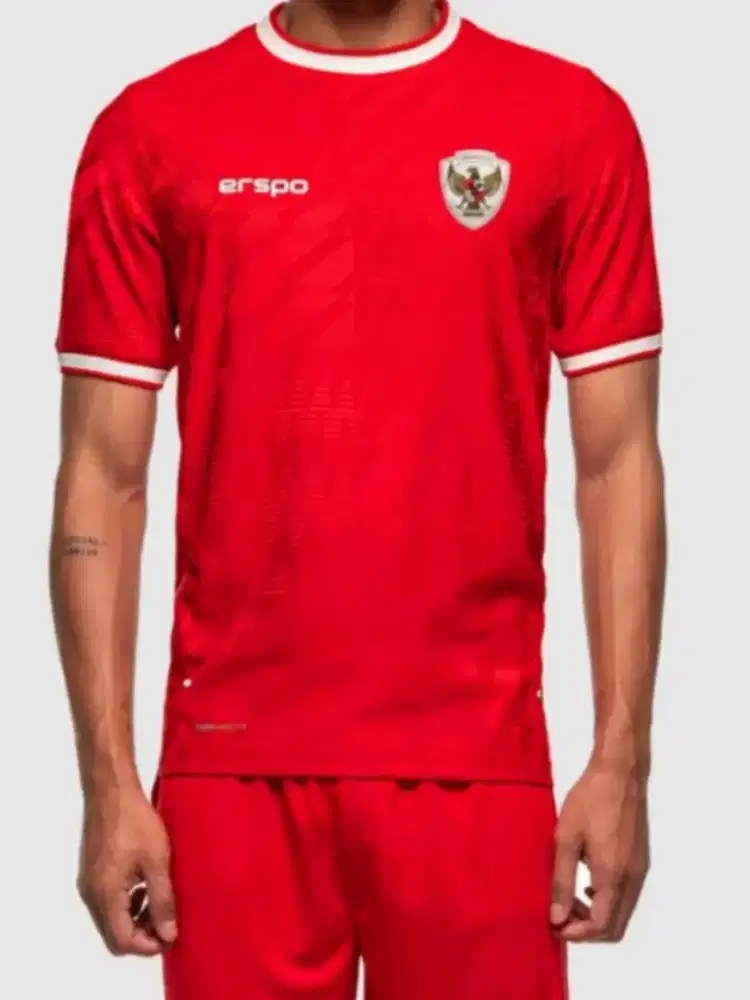 Jersey timnas Indonesia replica home Merah merk Erspo original