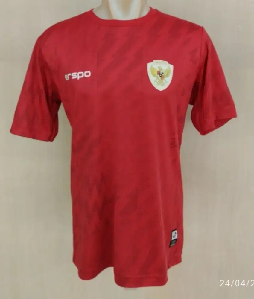 Jersey timnas Indonesia supporter home Merah merk Erspo original