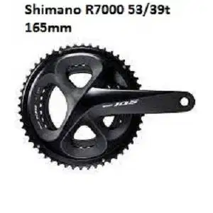 Shimano R7000 Crankset 53/39t 165mm black