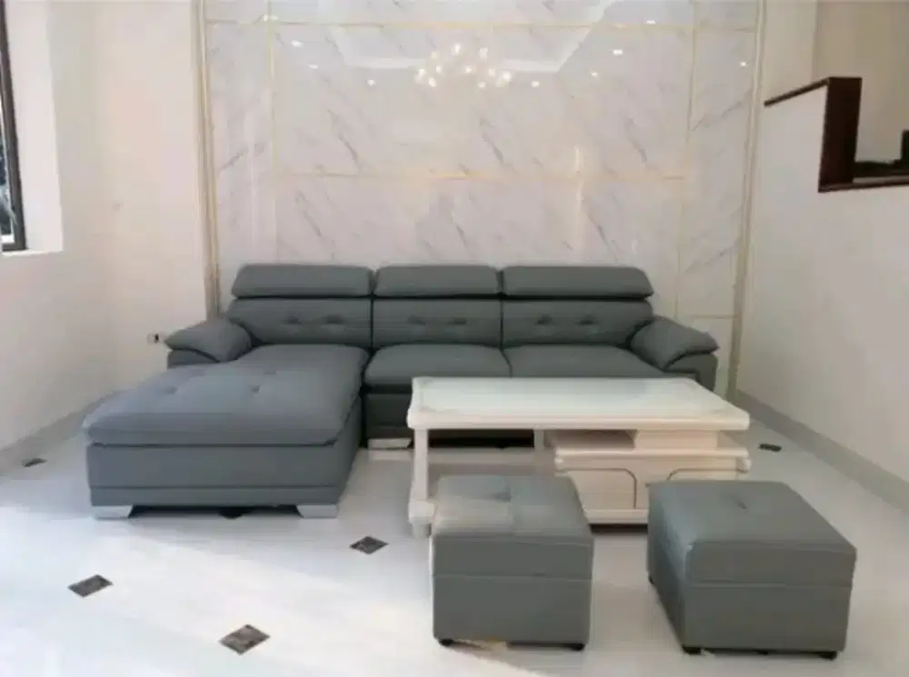 Pergantian kulit sofa lama kembali baru