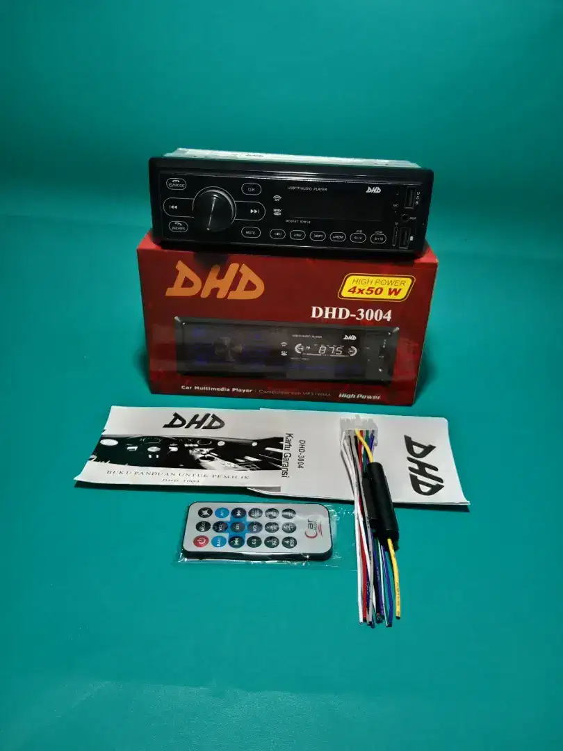 Headunit Tape Mobil Singledin DHD seri DHD-3004 USB Bluetooth