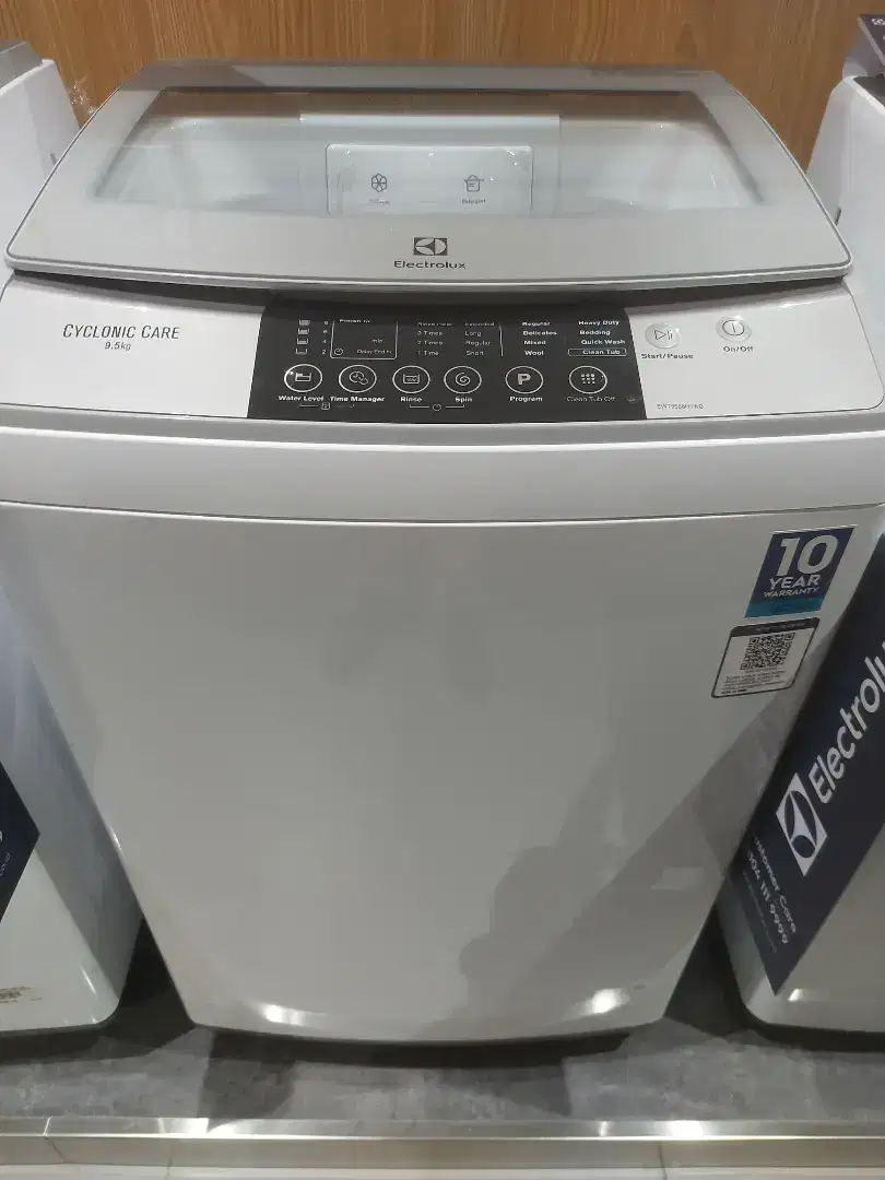 MESIN CUCI TOP LOADING ELECTROLUX EWT9588H1WB 9,5 kg