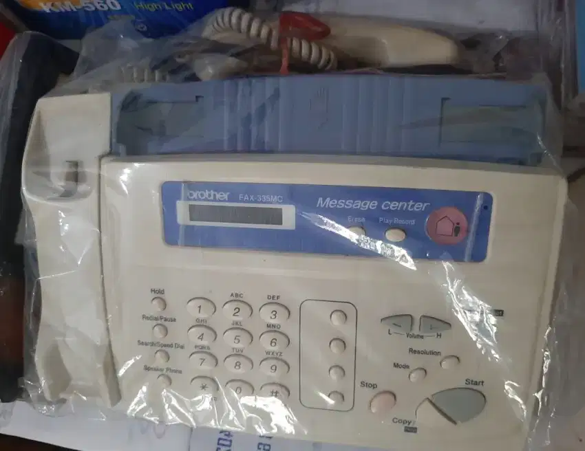 Mesin Fax Brother bisa utk telp, fax, fotocopy
