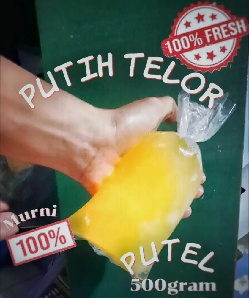 PUTIH TELOR FRESH 100% MURNI