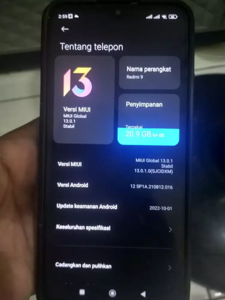 REDMI 9 GREY 4/64GB