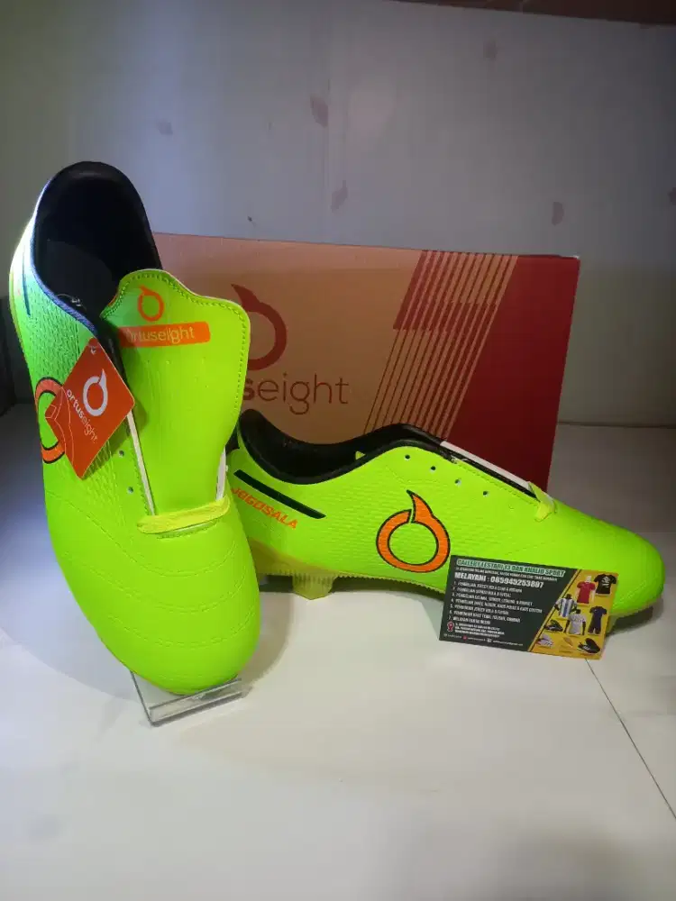 Sepatu Bola Ourtusight Ijo stabilitas list Orange Elegant