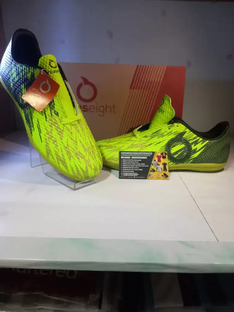 Sepatu Futsal Ourtusight Green list Black Elegant