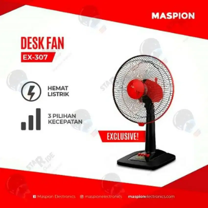 KIPAS ANGIN DUDUK MASPION 12INCH