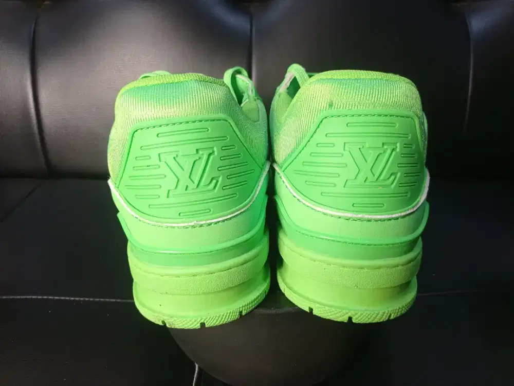 Sneakers LOUIS VUITTON Trainers Cloth Low Neon FullGreen Full Ambush