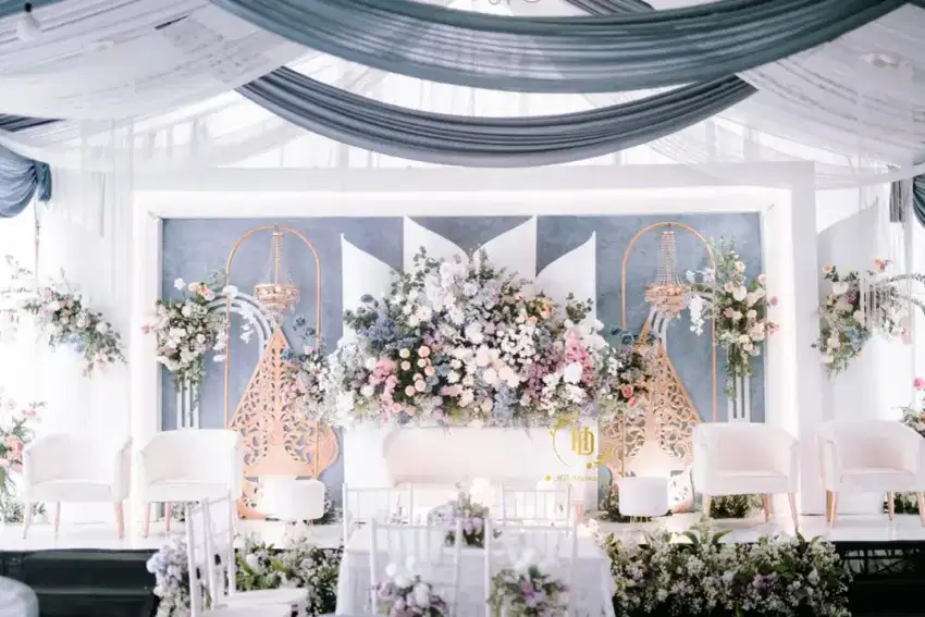 Tenda dekor akad nikah perkawinan lamaran