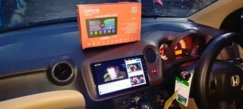 Pemasangan head unit android orca 9 inc di Mobilio/brio