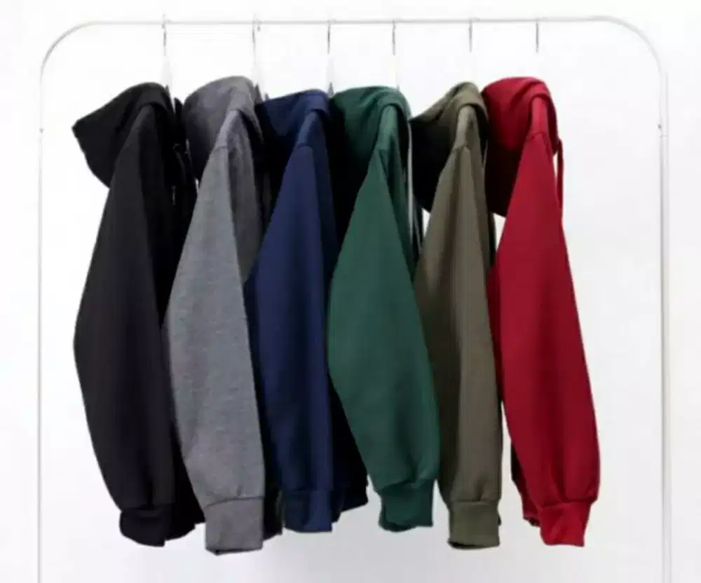 Jaket / Jacket Hoodie Pakai Resleting Pilih Warna, Ukuran M s/d 6XL