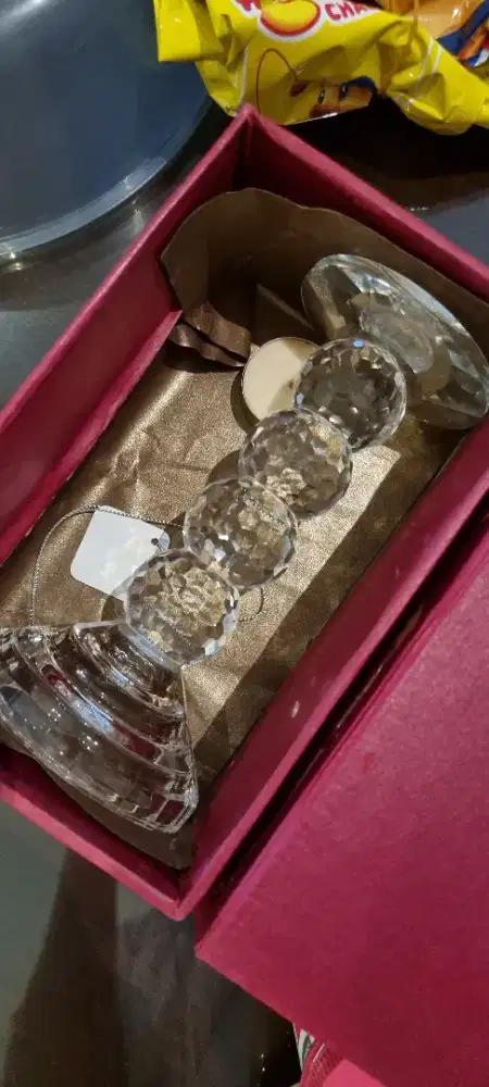 DIJUAL BARU: tempat lilin crystal