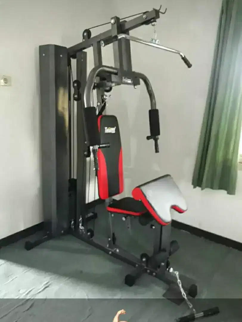 Alat fitnes home gym satu sisi beban 75 kgs/009