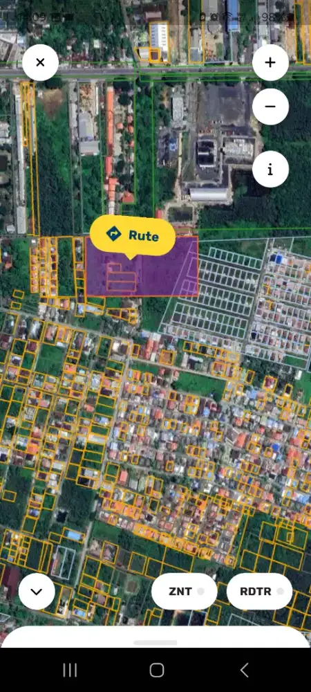 Tanah luas 18.970 m2 lokasi strategis Landasan Ulin