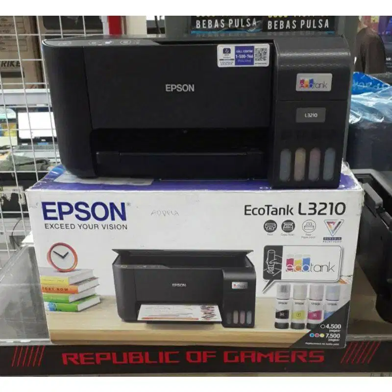 ePSON L3210 Print,Scan,Copy MURAH gARANSI GRATIS Pasang+Ongkir