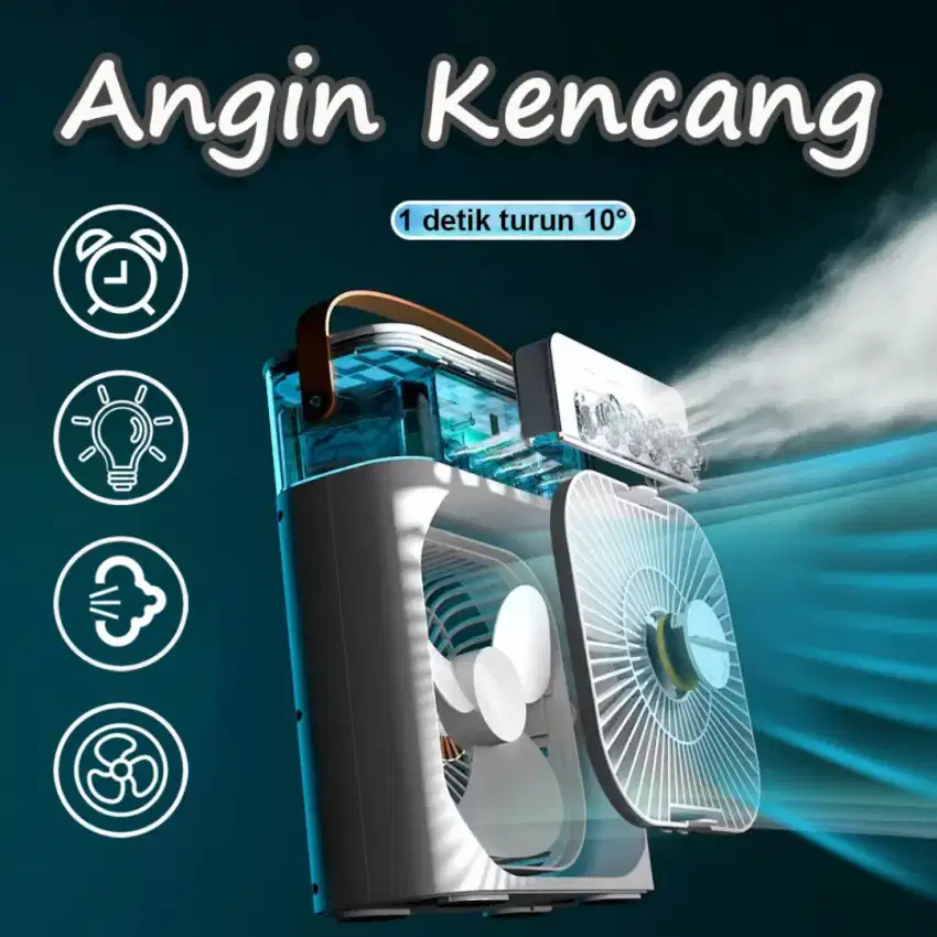 PROMO KIPAS PENDINGIN MINI AC PORTABLE AIR COOLER MOBIL DAN RUANGAN