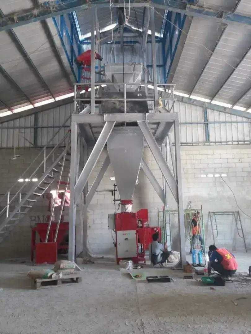 Mesin Produksi Semen Instan Mortar Otomatis