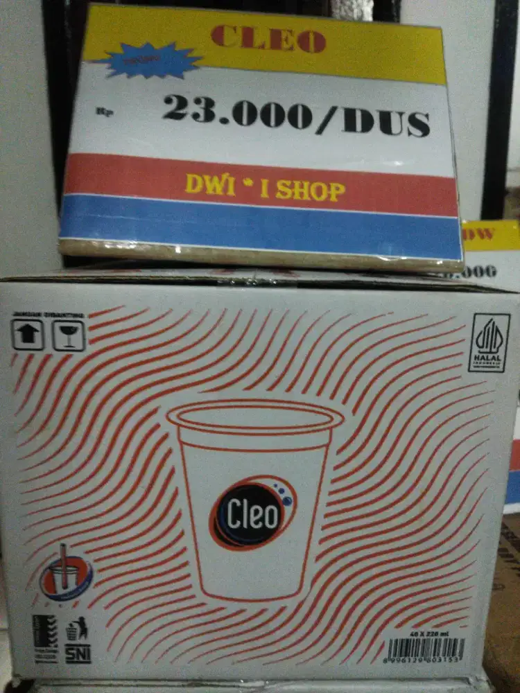 Air minum kemasan gelas murah