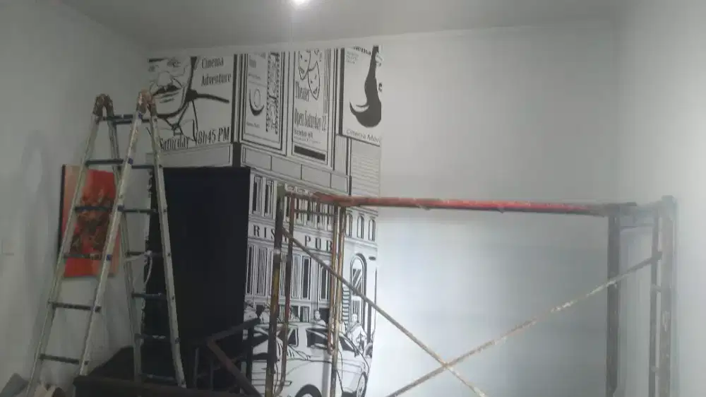 Jasa Pasang wallpaper Castem dinding Surabya