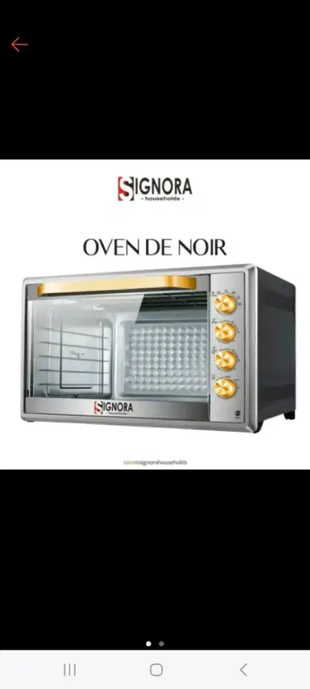 Oven signora de noir jumbo 150lt