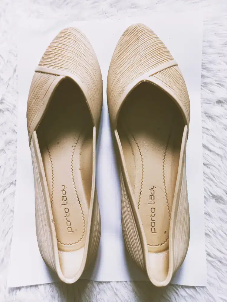 Flat Shoes Wanita Jelly Porto On Lady Waterproof