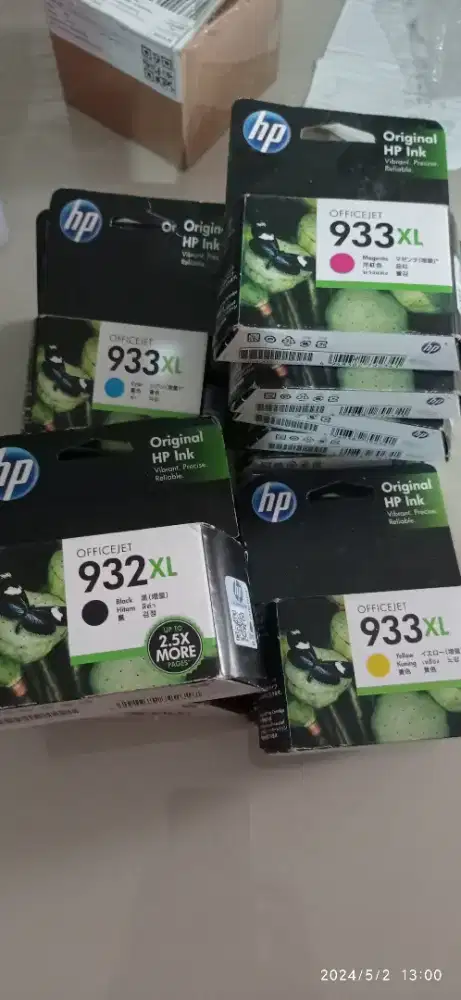 TINTA HP 933  ORIGINAL ASLI