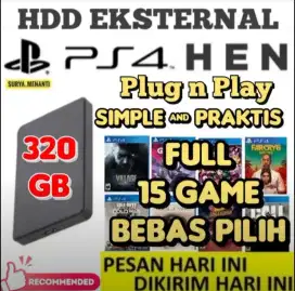 HDD GAME PS4 320GB (Baca Deskripsi) Terjangkau Mrh