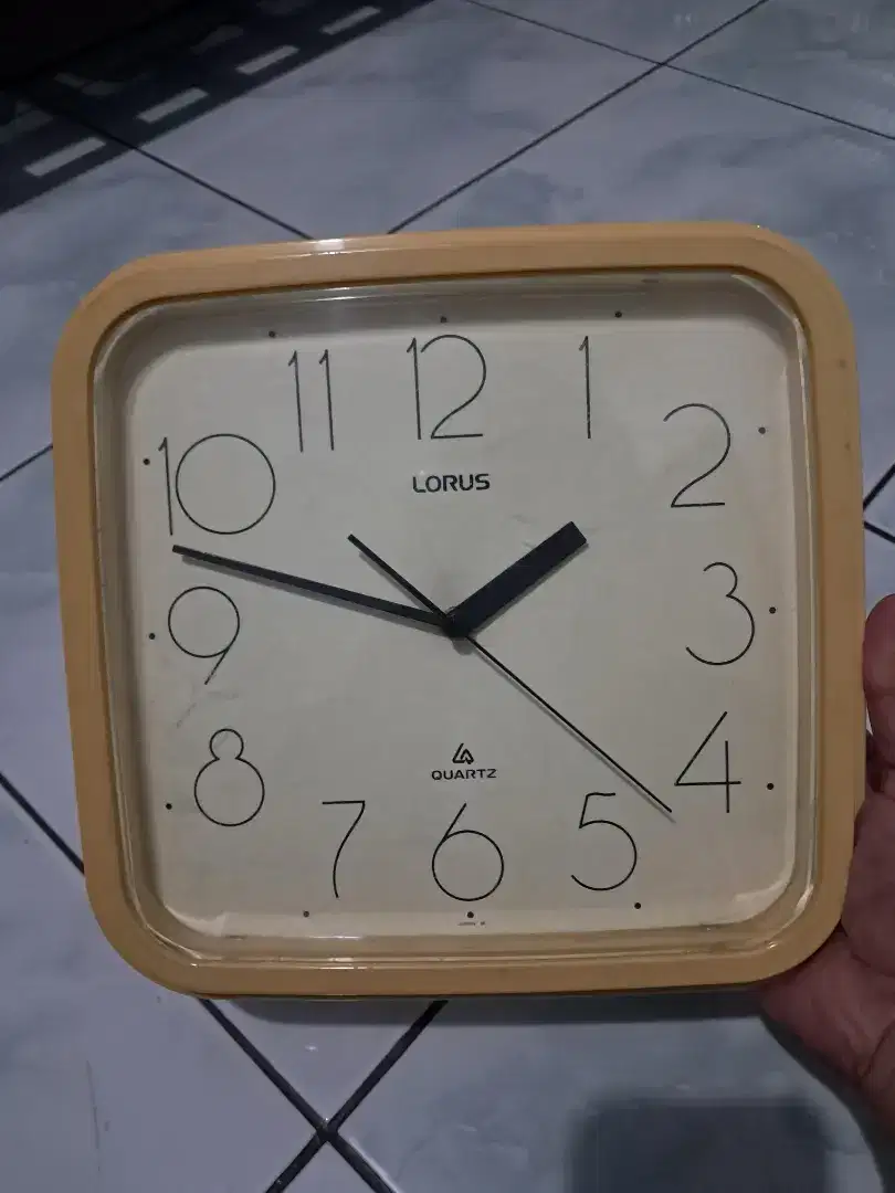 Jam dinding lorus seiko japan original dekorasi hiasan rumah antik