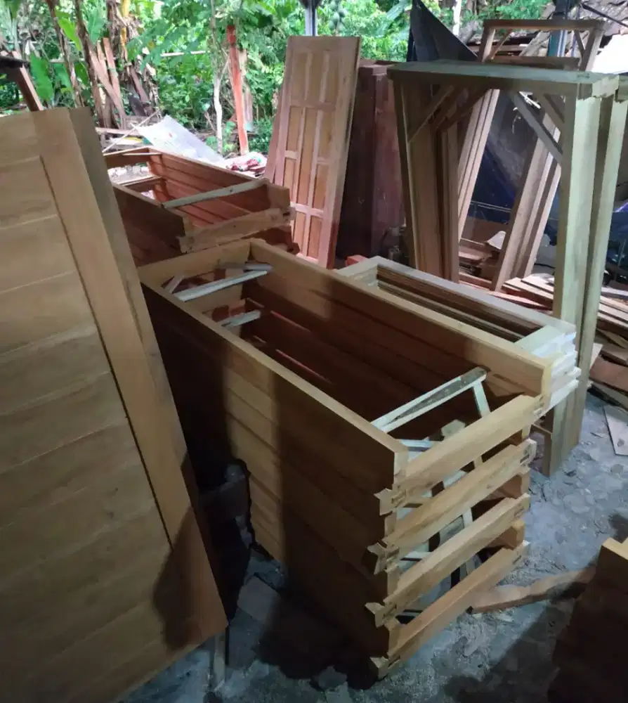 Kusen kamar kayu jati murah