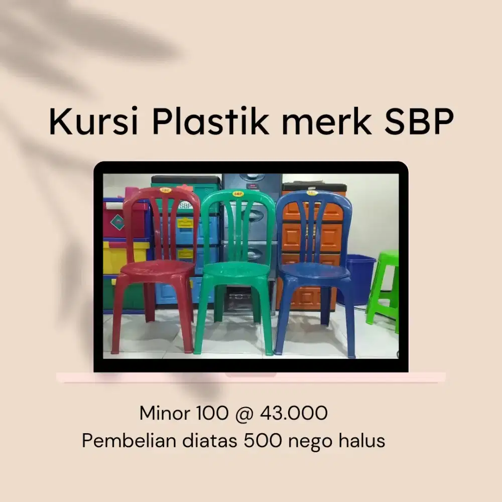 Kursi Plastik Murah / Kursi Plastik persewaan / Kursi Hajatan / SBP