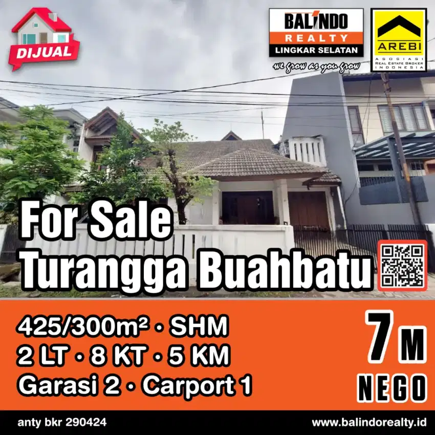 Di Jual Rumah Turangga Tengah Kota Belakang Horison