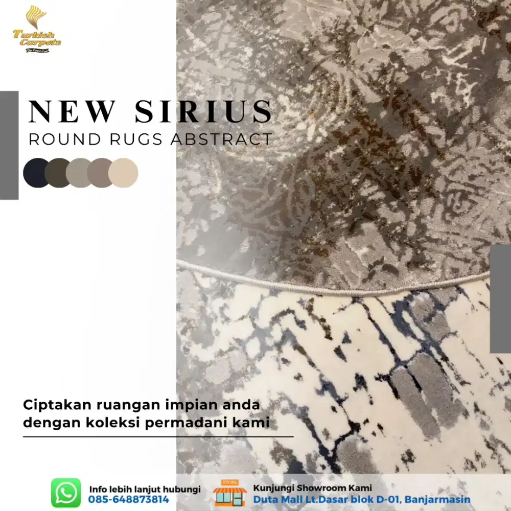 Round rugs modern style(kekinian)