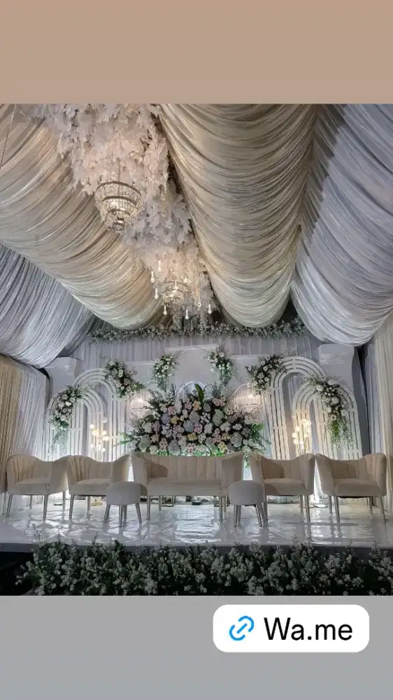 Dekor Tenda dekor akad nikah Terop hajatan