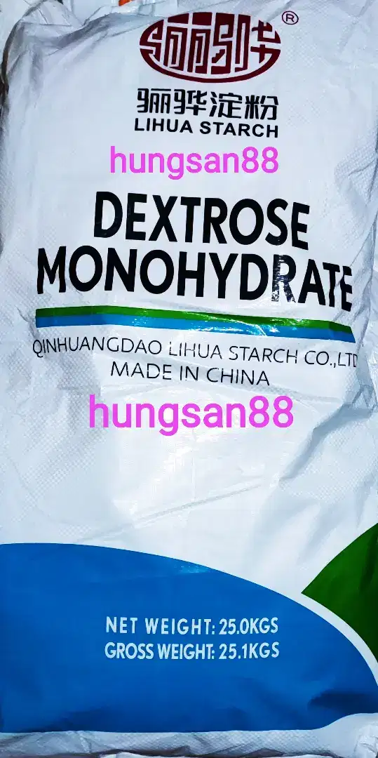 Dextrose Monohydrate LihuaChina25kg Gula Halus Dingin Donat IcingSugar