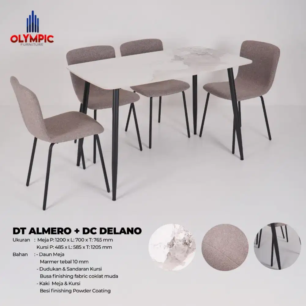 Meja makan 4 kursi model terbaru