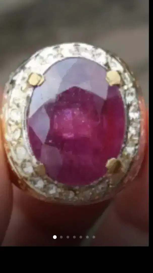 Jual Batu Cincin Red Ruby Cutting Good Condition n Performance