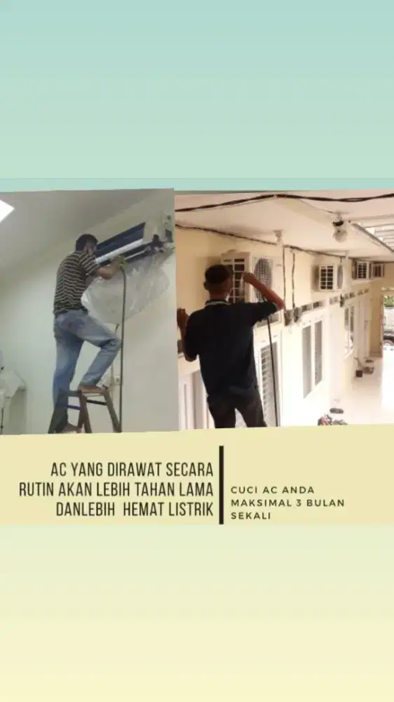 Jasa Cleaning AC, Pasang AC, Service AC siap panggil