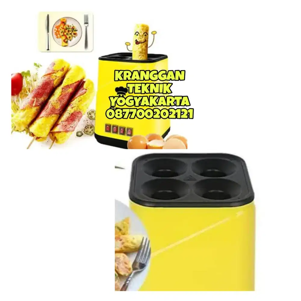 (KRANGGAN TEKNIK)mesin sosis telur watt kecil pemanggang 4 lubang