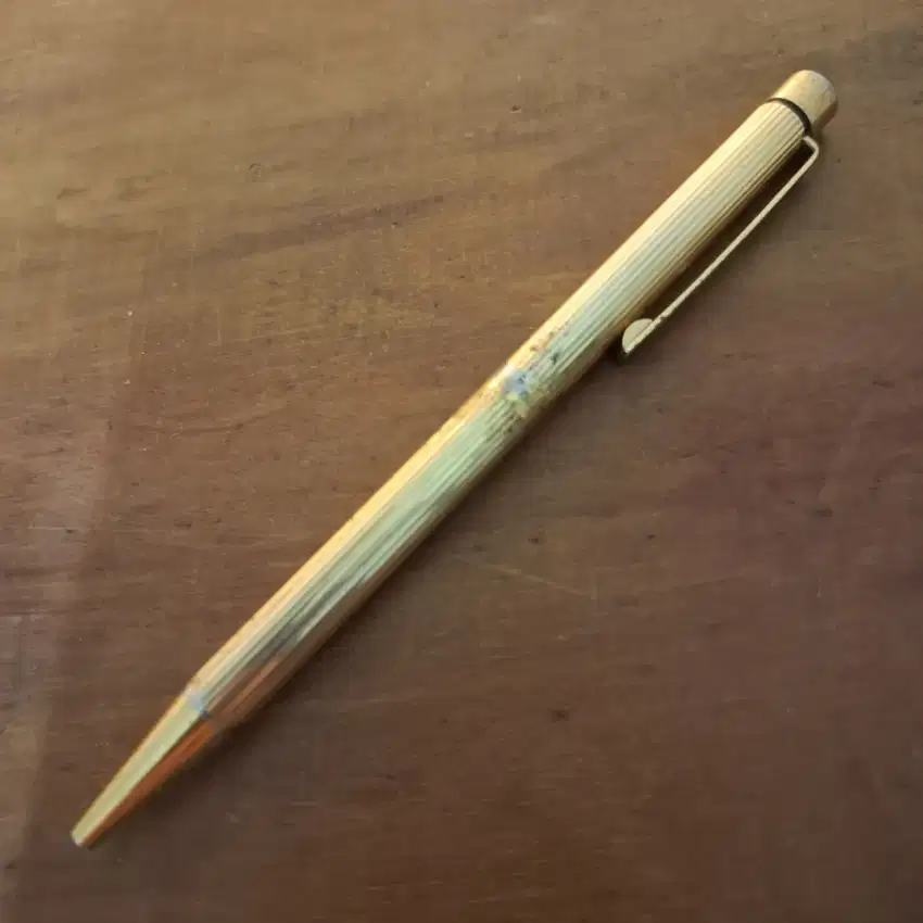 Pena Vintage Antik Jadul Sheaffer Gold Eletroplated Series