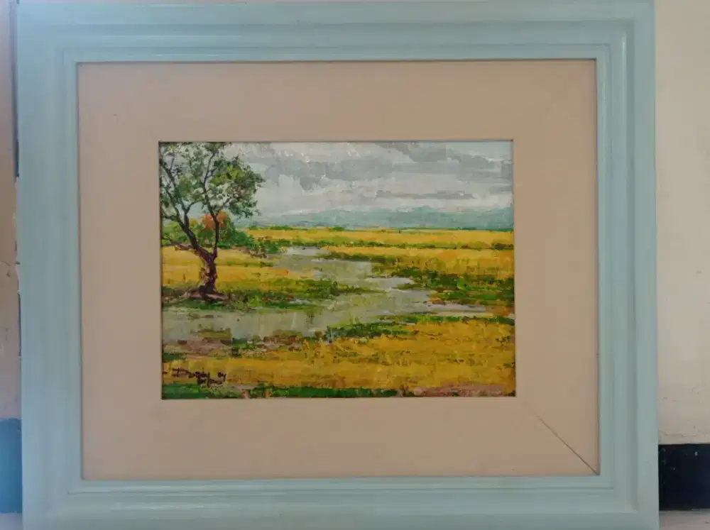 Lukisan padi menguning