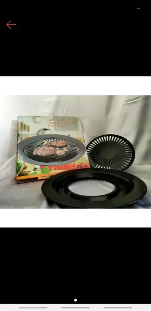 Alat Pemanggang daging #Grill Pan Anti lengkett 32 cm