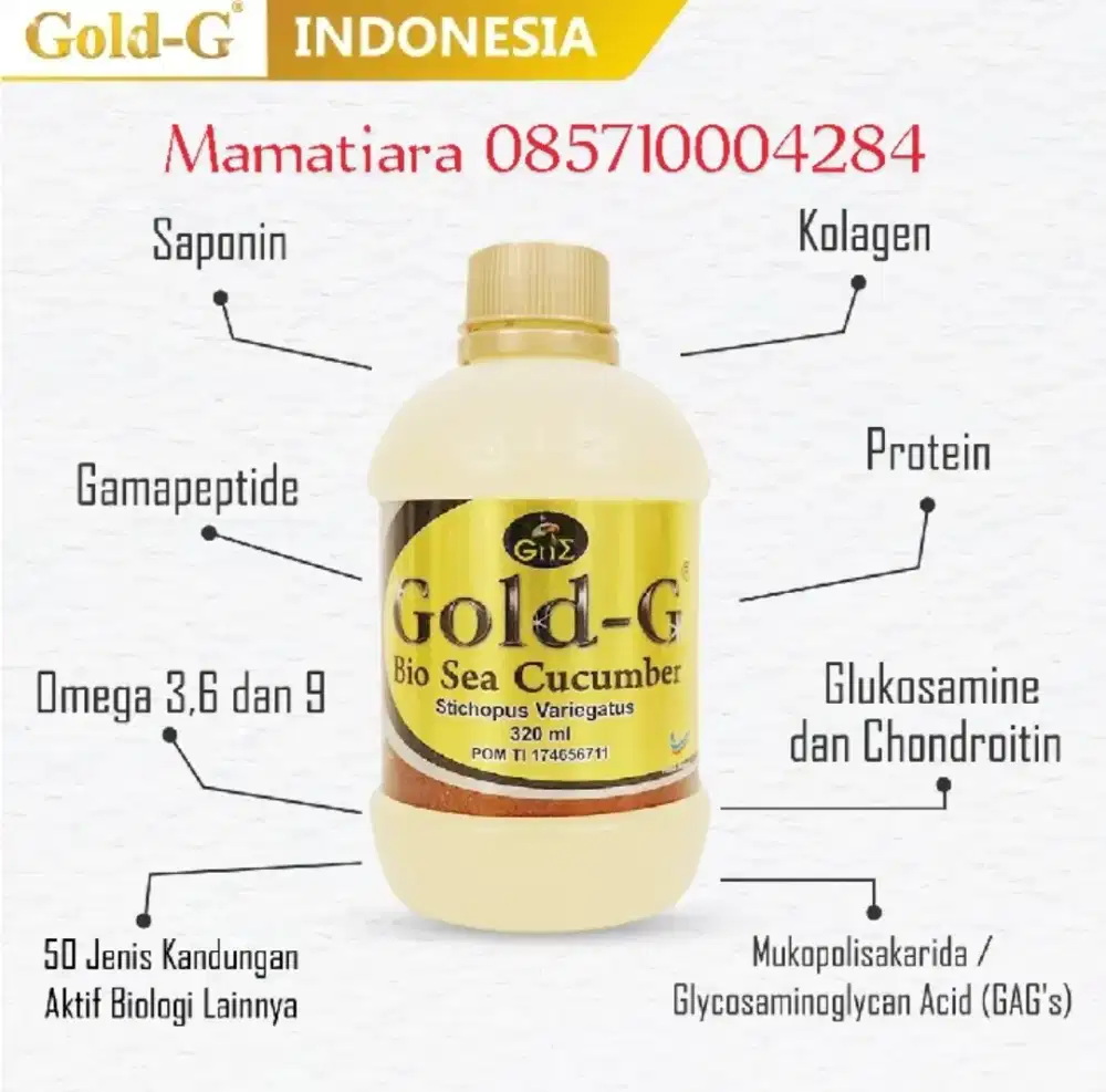 Terbaru Dari Gold G Kemasan Ekonomis 100ml, Asli,Resmi,Halal BPOM